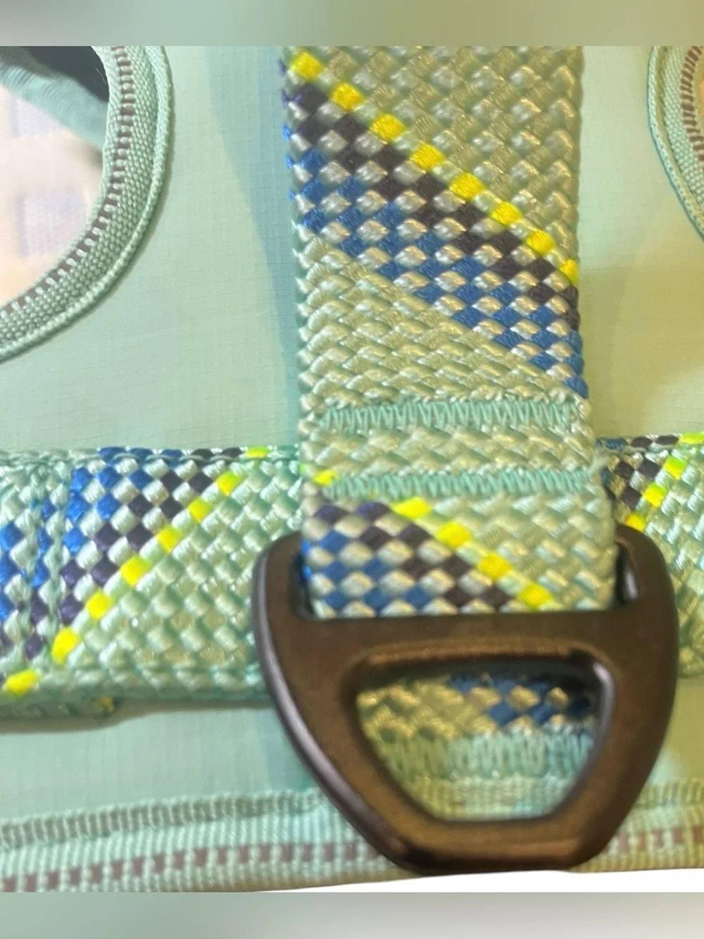 Arcadia Trail Mint Green Quick Dry Padded Dog Harness New